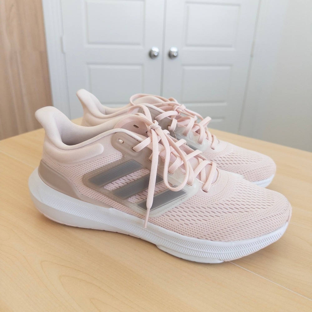 Adidas Womens Ultrabounce Running Shoes 9.5 Pink HQ3787 Athletic Sneakers - Picture 4 of 11